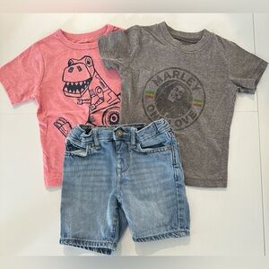 2T Boy T-shirt & Jean Short